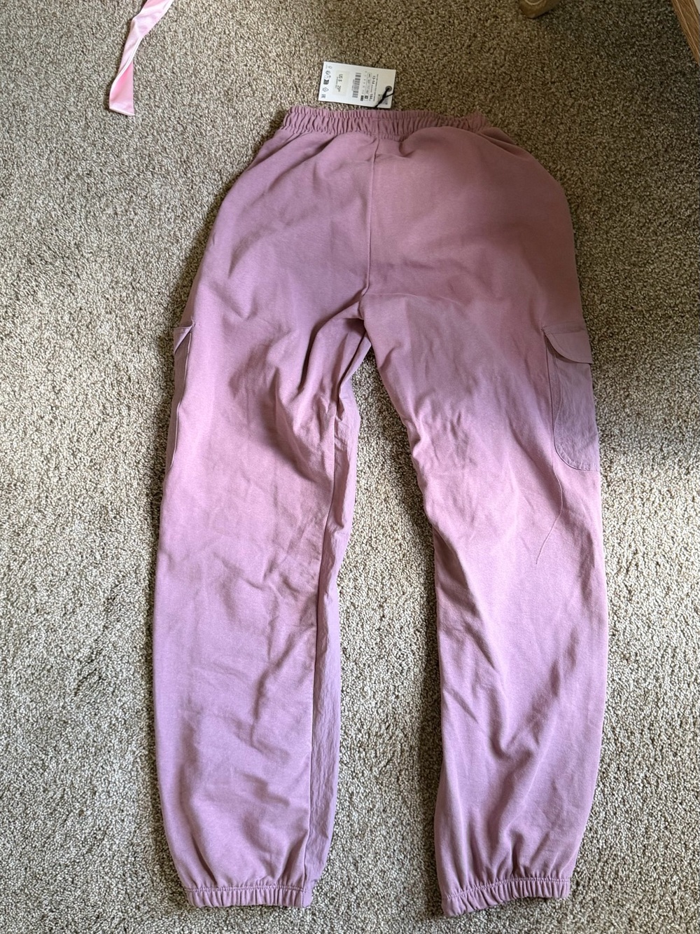 Zara Lilac Utility Cargo Pants kids size 13/14 NWT - Picture 2 of 3